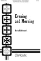 Evening and Morning TTB choral sheet music cover